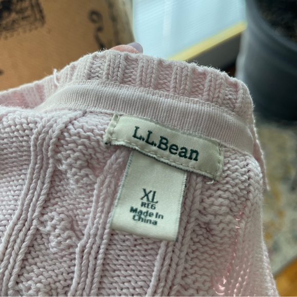 LL Bean Cable Knit Crew Sweater! - Picture 5 of 5